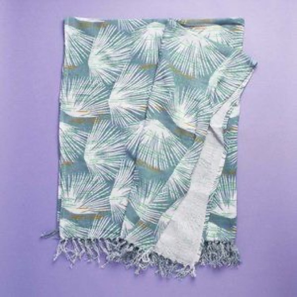 NWT ✨ Noho Home ✨ Jalene Kanani • Hawaii • Loulu Palm • Throw Blanket - Picture 3 of 7